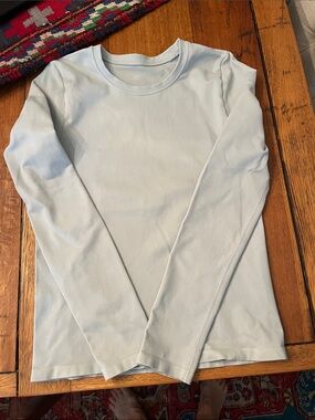 OQQ long sleeve  Ribbed crew neck